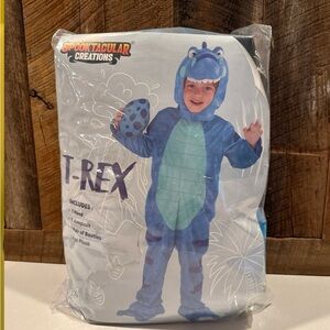 Blue T-Rex Kids Costume